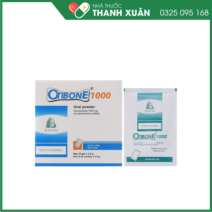 Otibone 1000 giảm các triệu chứng của thoái hoá khớp